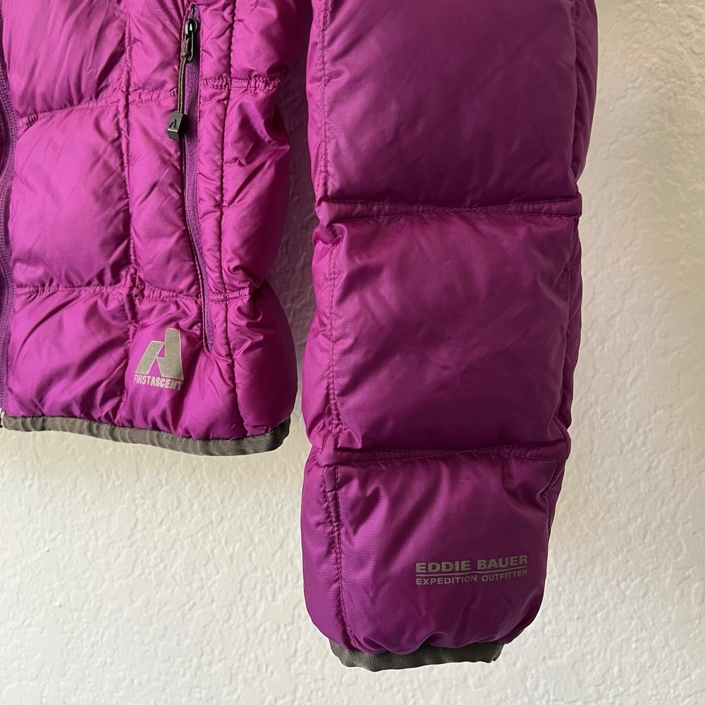 Eddie Bauer Women's First Ascent EB 800 Fill Premium Goose Down Jacket Puffer - Picture 4 of 10